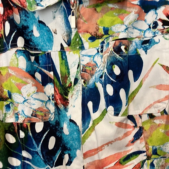 Colorful Abstract Women's Jacket - Picture 4 of 7